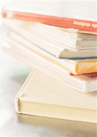 Pile of textbooks, close-up Stock Photo - Premium Royalty-Free, Code: 695-05776815