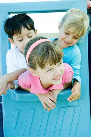 Children on playground equipment Stock Photo - Premium Royalty-Free, Code: 695-03375928