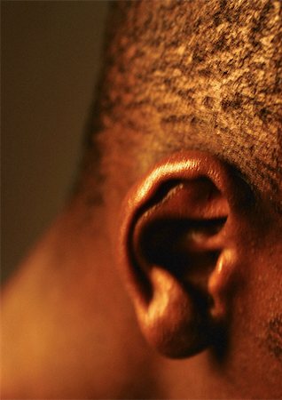 simsearch:695-03382414,k - Man's ear, close up. Stock Photo - Premium Royalty-Free, Code: 695-03382437