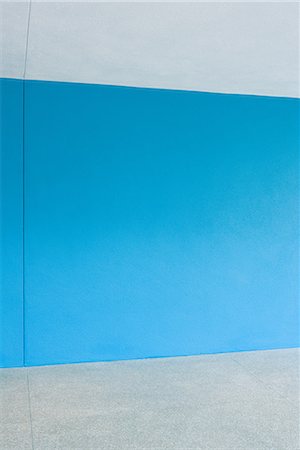 Mur bleu Photographie de stock - Premium Libres de Droits, Code: 696-03395828