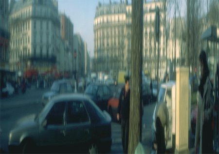 deformity - France, Paris, street scene, distorted image Stock Photo - Premium Royalty-Free, Code: 696-03396424