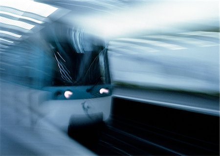 forward - Train, blurred motion Stock Photo - Premium Royalty-Free, Code: 696-03397965