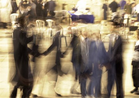 passover - Israel, Jerusalem, group of people in square, blurred motion Stock Photo - Premium Royalty-Free, Code: 696-03399724
