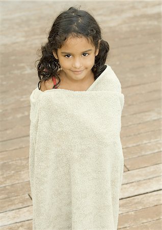 simsearch:632-01193783,k - Girl wrapped in towel Stock Photo - Premium Royalty-Free, Code: 696-03401032