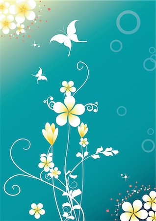 Flower pattern Stock Photo - Premium Royalty-Free, Code: 690-03475755