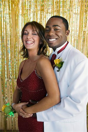 Well-dressed teenagers at school dance, portrait Stock Photo - Premium Royalty-Free, Code: 693-06014129