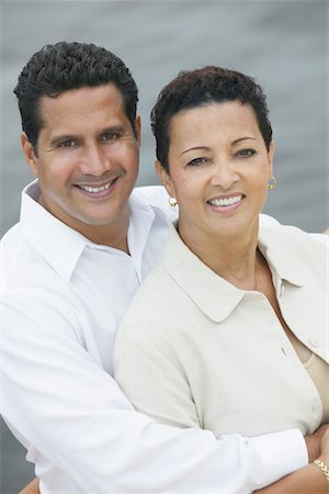 Happy Couple Outdoors Stock Photo - Premium Royalty-Free, Code: 693-06014387