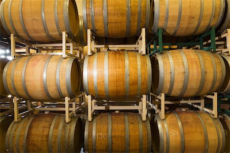 simsearch:630-06723923,k - Wine Casks in row and stack Stock Photo - Premium Royalty-Free, Code: 693-06014755