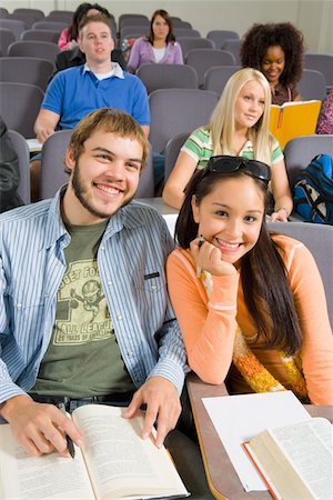 Students in lecture hall, (portrait) Stock Photo - Premium Royalty-Free, Code: 693-06014803