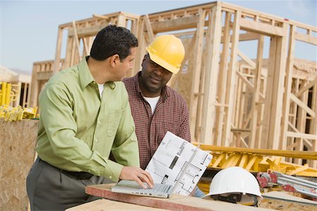 simsearch:693-06016727,k - Surveyors working on construction site Stock Photo - Premium Royalty-Free, Code: 693-06016713