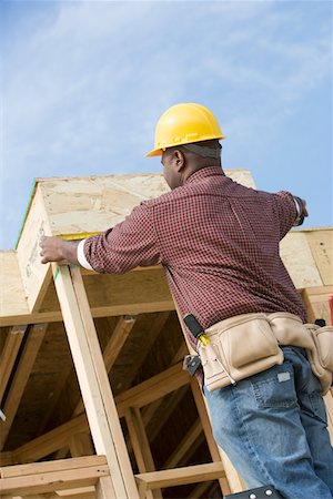 simsearch:693-06016727,k - Construction worker on building Stock Photo - Premium Royalty-Free, Code: 693-06016722