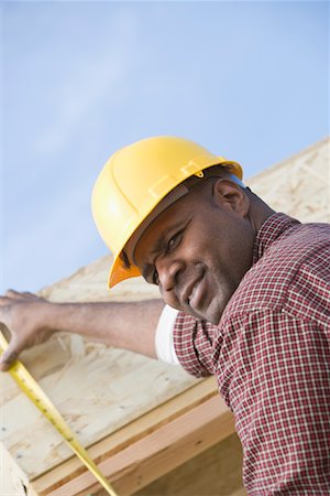 simsearch:693-06016727,k - Construction worker measuring building Stock Photo - Premium Royalty-Free, Code: 693-06016723