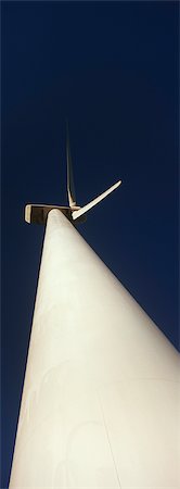sail (fabric for transmitting wind) - Wind turbine, low angle view Stock Photo - Premium Royalty-Free, Code: 693-06020111