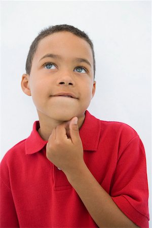 Boy Thinking Stock Photo - Premium Royalty-Free, Code: 693-06020842