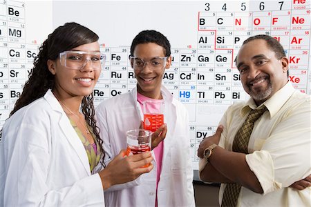 Science Students with Beakers Stock Photo - Premium Royalty-Free, Code: 693-06021081