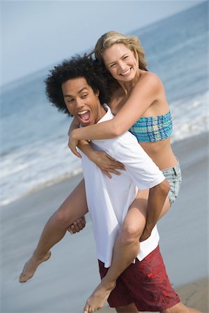 Young couple at the beach Stock Photo - Premium Royalty-Free, Code: 693-06021755