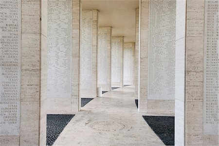 Walls bearing names of missing soldiers in Fort Bonifacio, Manila, Philippines Stock Photo - Premium Royalty-Free, Code: 693-07456496