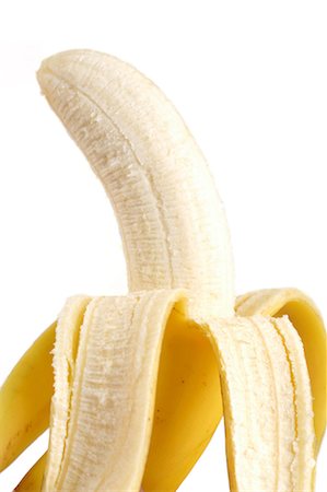 simsearch:824-07586124,k - Studio shot of banana on white background Stock Photo - Premium Royalty-Free, Code: 693-08127332