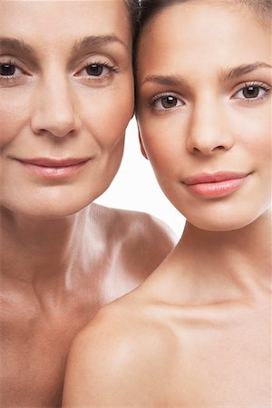 Two Beautiful Women, different ages Stock Photo - Premium Royalty-Free, Code: 693-03302828