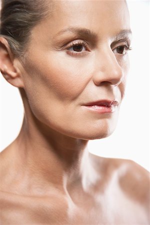 Middle-Aged Woman, shiny skin Stock Photo - Premium Royalty-Free, Code: 693-03302856