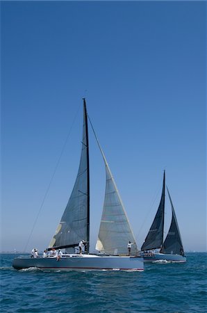 simsearch:693-03314237,k - Yachts compete in team sailing event, California Stock Photo - Premium Royalty-Free, Code: 693-03314272