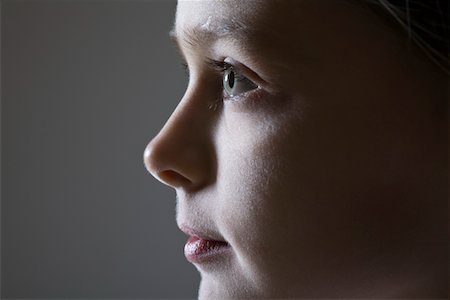 preteen girls faces photo - Studio portrait of girl, close-up Stock Photo - Premium Royalty-Free, Code: 693-03315098