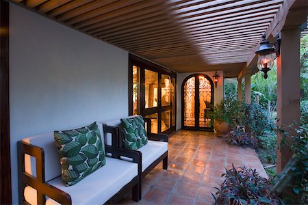 front porch - Luxury interior design, porch Stock Photo - Premium Royalty-Free, Code: 693-03315853