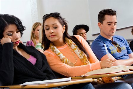 Student cheating in examination Stock Photo - Premium Royalty-Free, Code: 693-03707054