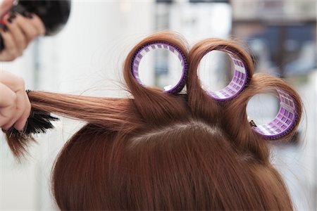 Three hairderssing rollers Stock Photo - Premium Royalty-Free, Code: 693-03782610