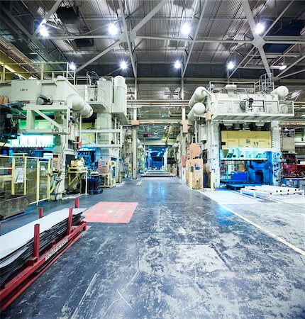 Interior of Automotive Factory Stock Photo - Rights-Managed, Code: 700-04003324