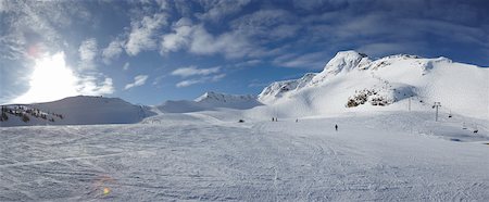 snowfall - Ski Hill, Whistler Mountain, Whistler, British Columbia, Canada Stock Photo - Rights-Managed, Code: 700-05389329