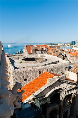 Diocletian's Palace Vestibule, Split, Dalmatia, Croatia Stock Photo - Rights-Managed, Code: 700-05451902