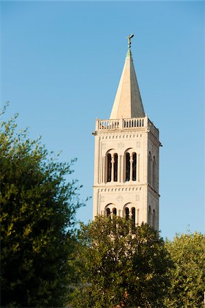 Bell Tower, Church of St. Donatus, Zadar, Zadar County, Dalmatia, Croatia Stock Photo - Rights-Managed, Code: 700-05452039