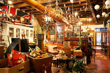 scottish (places and things) - Interior of Antiques and Jumble Shop, Edinburgh, Scotland, United Kingdom Stock Photo - Rights-Managed, Code: 700-05452116