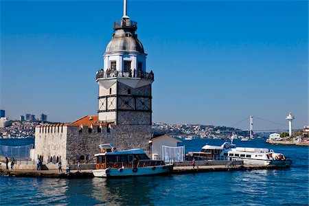 Maiden's Tower, Uskudar, Istanbul, Turkey Stock Photo - Rights-Managed, Code: 700-05609493