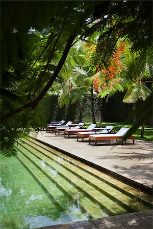 Swimming Pool and Lounge Chairs, Amangalla Hotel, Fort Galle, Galle, Sri Lanka Stock Photo - Rights-Managed, Code: 700-05642134