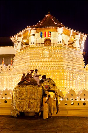 sri lankan elephant - Elephant Outside of Temple of the Tooth, Esala Perahera Festival, Kandy, Sri Lanka Stock Photo - Rights-Managed, Code: 700-05642334