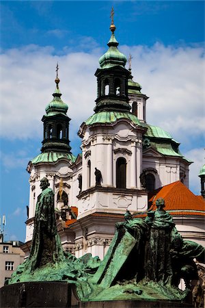 St. Nicholas Church, Old Town Square, Prague, Czech Republic Stock Photo - Rights-Managed, Code: 700-05642425