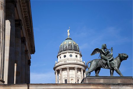 Konzerthaus Berlin and French Cathedral, Gendarmenmarkt, Berlin, Germany Stock Photo - Rights-Managed, Code: 700-05803452