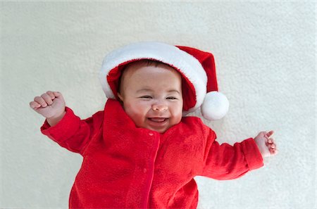 Baby Boy in Santa Outfit Stock Photo - Rights-Managed, Code: 700-05810134