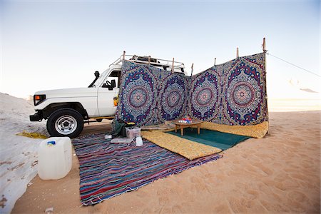 Camping, White Desert, Western Desert, Egypt Stock Photo - Rights-Managed, Code: 700-05821778