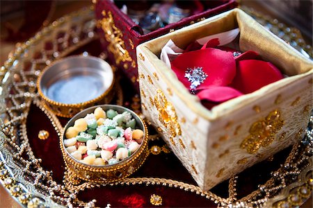 Items at Hindu Wedding Ceremony Stock Photo - Rights-Managed, Code: 700-05821802