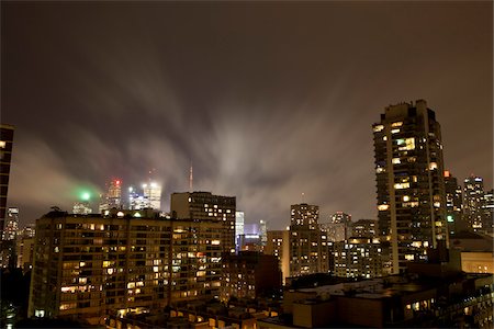 Storm Clouds over City, Toronto, Ontario, Canada Stock Photo - Rights-Managed, Code: 700-05855065