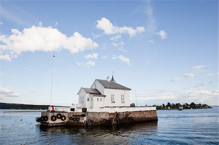 House in Middle of Fjord, Oslo, Norway Stock Photo - Rights-Managed, Code: 700-06009122