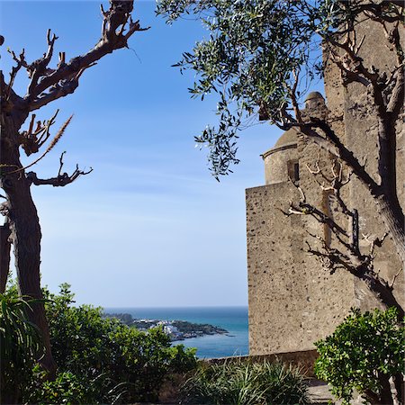 Château Aragonais, Ischia, Campanie, Italie Photographie de stock - Rights-Managed, Code: 700-06009156