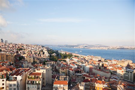 View of Golden Horn from Galata Tower, Istanbul, Turkey Stock Photo - Rights-Managed, Code: 700-06009165