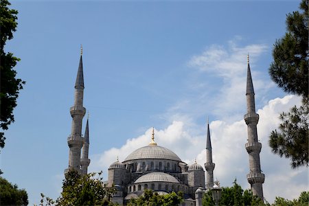 Sultan Ahmed Mosque, Istanbul, Turkey Stock Photo - Rights-Managed, Code: 700-06009167