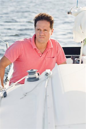 Man on Boat Stock Photo - Rights-Managed, Code: 700-06009219