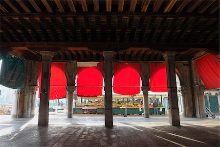 Historic Market Hall, Venice, Veneto, Italy Stock Photo - Rights-Managed, Code: 700-06009326