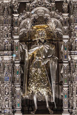 Detail of Silver Altar in Museum of Duomo, Basilica di Santa Maria del Fiore, Florence, Tuscany, Italy Stock Photo - Rights-Managed, Code: 700-06334689